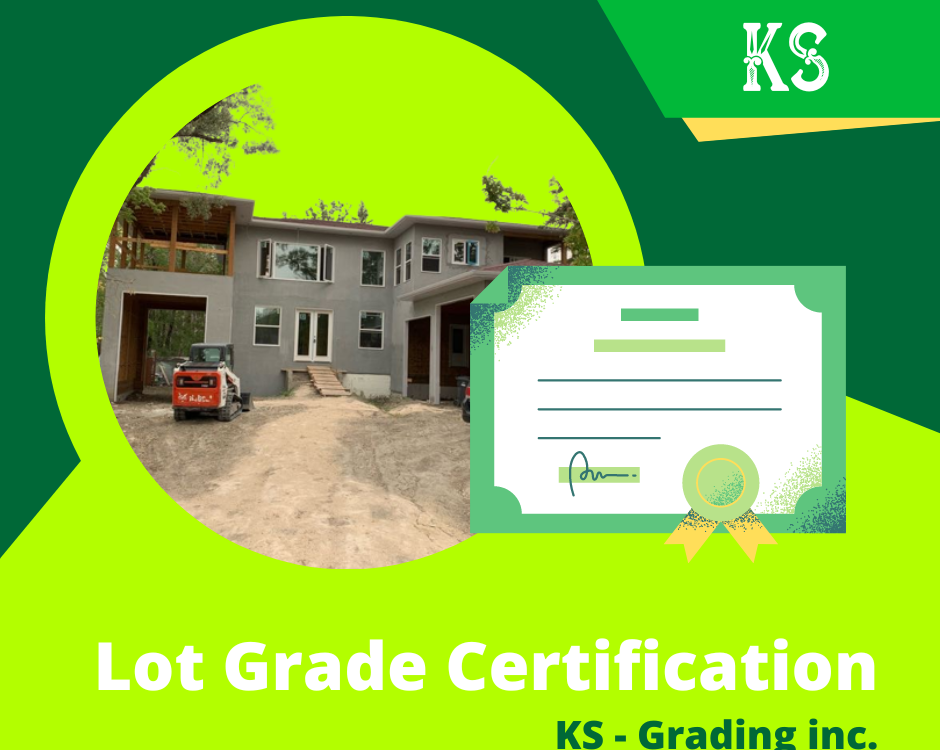 Lot Grade Certification